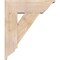 Ekena Millwork Traditional Traditional Smooth Bracket w/ Offset Brace, Douglas Fir, 7 1/2"W x 22"D x 26"H BKT0806X22X26TRA01SDF - alternate 4